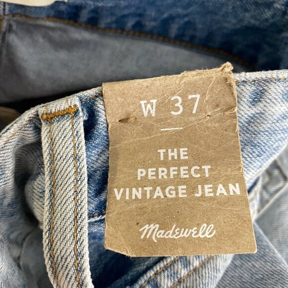 Madewell The Perfect Vintage Jean in Fitzgerald Wash‎ Blue NWT Women's Size 37 - Picture 10 of 13